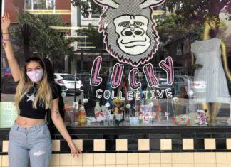 Image from www.bucklucky.com LENA’S VISION Lena Claypool curates a group of artists and makers in downtown Petaluma.