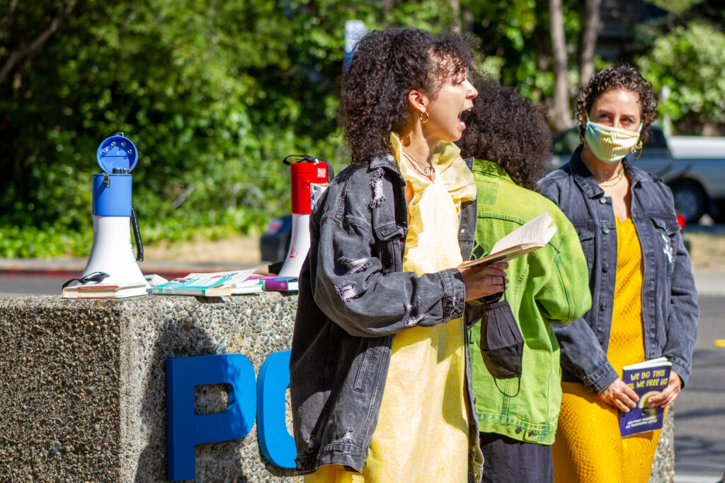 Amber Lucas and Kristen Aumoithe - April 2021 - Photo by Chelsea Kurnick