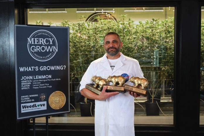 Brandon Levine, founder and owner pf Mercy Wellness, a cannabis company